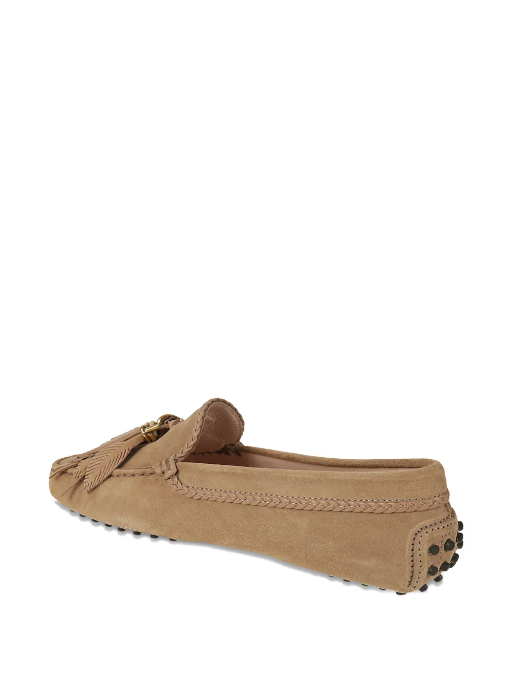 Tod's Gommino leren loafers met kwastje Beige