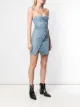 Jean Atelier robe bustier en jean