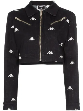kappa jean jacket womens