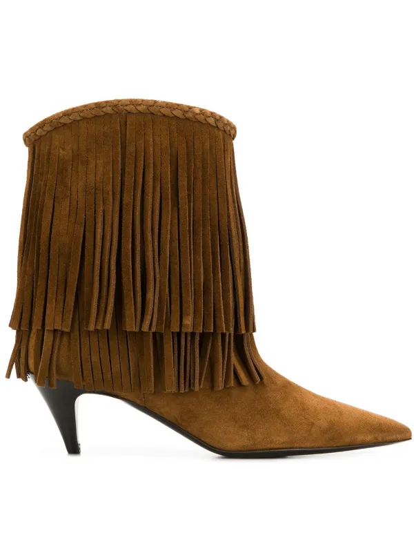 negozio ufficiale prodotto caldo ultimo Saint Laurent Stivali Con Frange - Farfetch negozio ufficiale prodotto caldo ultimo Saint Laurent Stivali Con Frange - Farfetch
