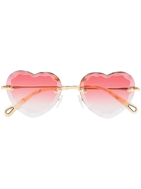 Chloé Eyewear Occhiali Da Sole a Cuore - Farfetch