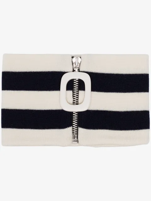 JW Anderson cuello a rayas con cierre