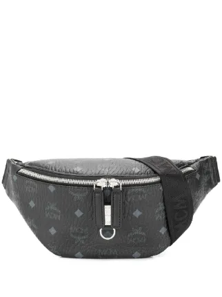 mcm fursten belt bag black