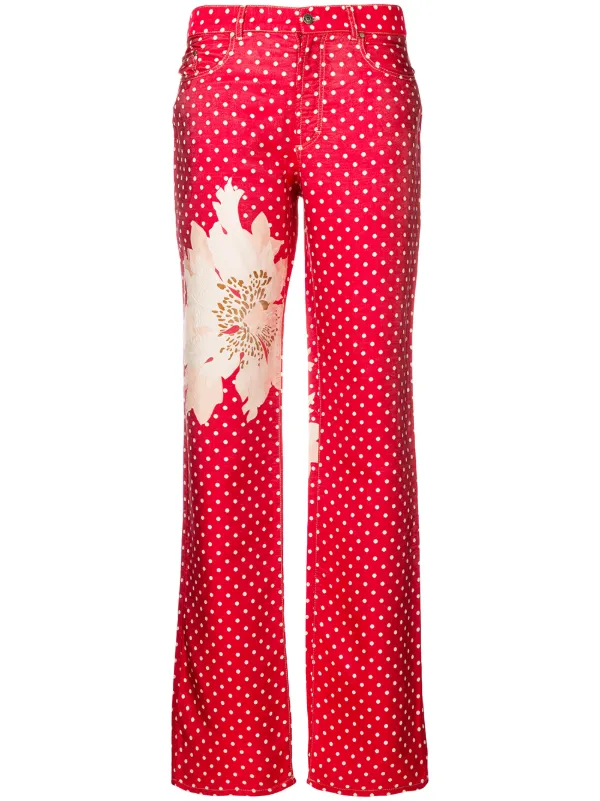 Pre-Owned 1990's polka dot trousers 