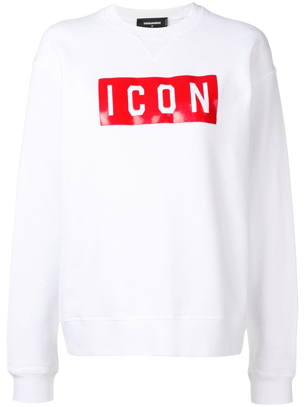 dsquared icon sweatshirt white