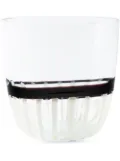 Carlo Moretti striped water glass - Purple