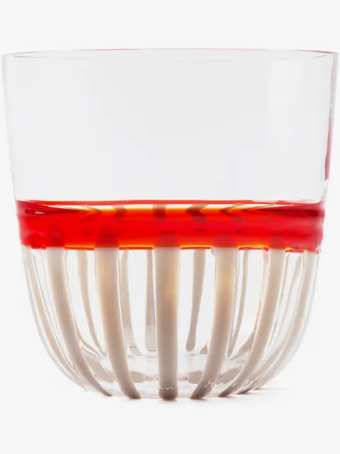 Carlo Moretti verre à détail imprimé
