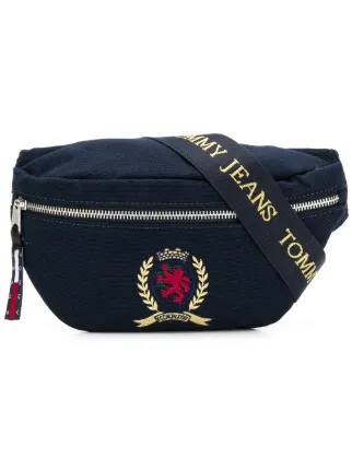 tommy jeans crest heritage sling bag