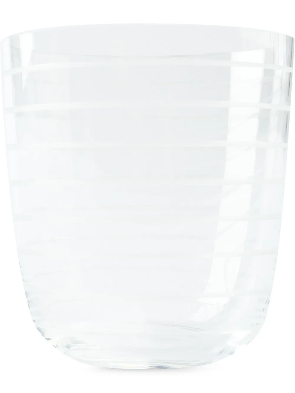 Carlo Moretti small striped vase | White | Image 1