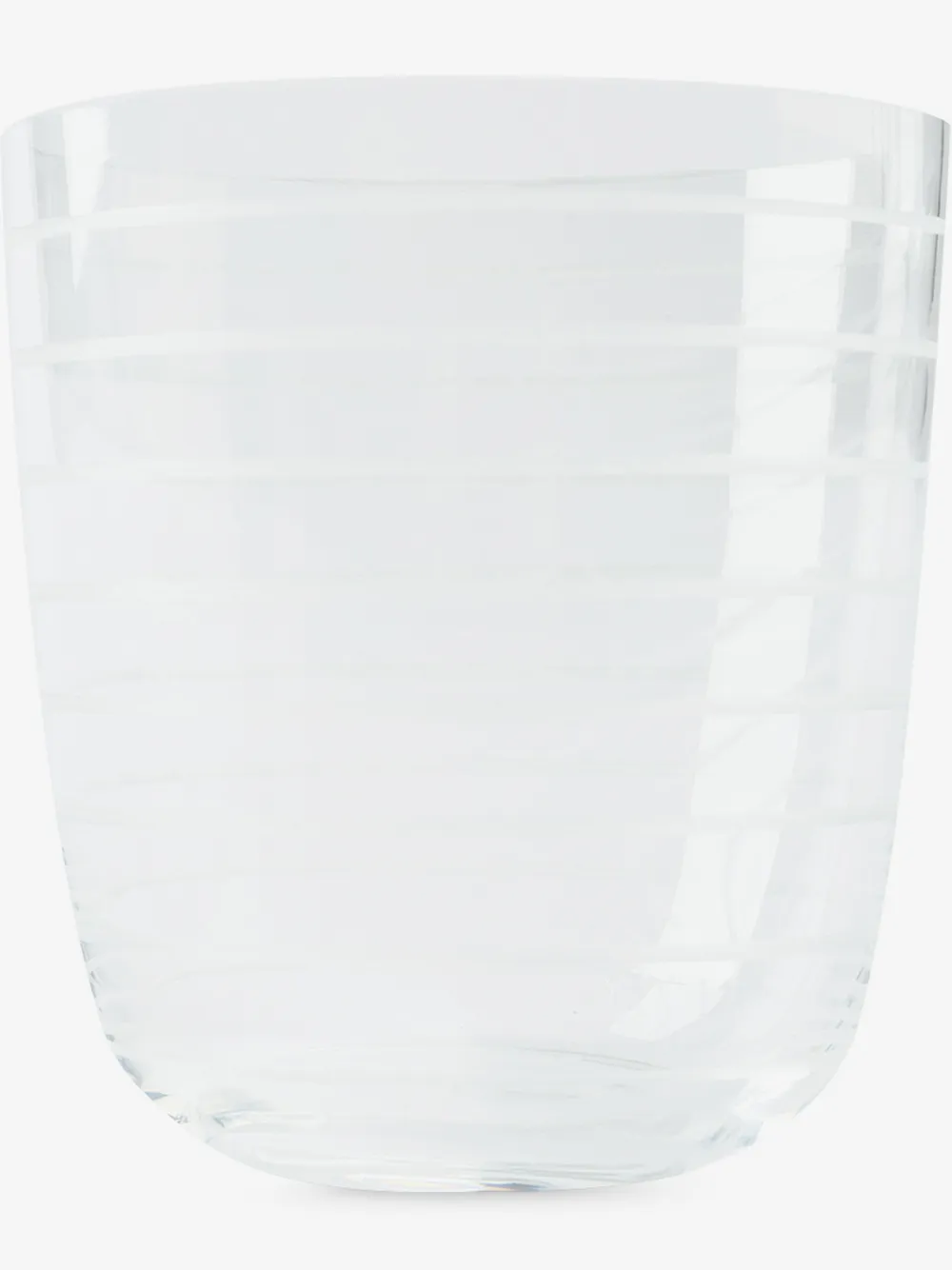 Carlo Moretti small striped vase | White | Image 1