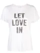 الصورة 1 من Cinq A Sept تيشيرت بطبعة Let Love In