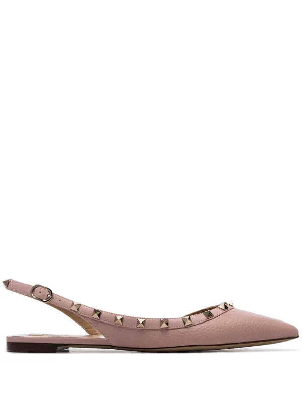 valentino pink flats