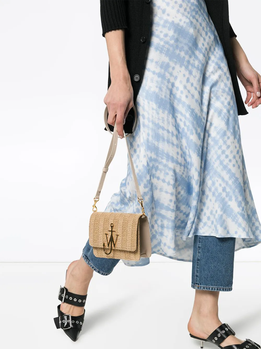  Jw Anderson Umhängetasche Mit Logo   Nude 