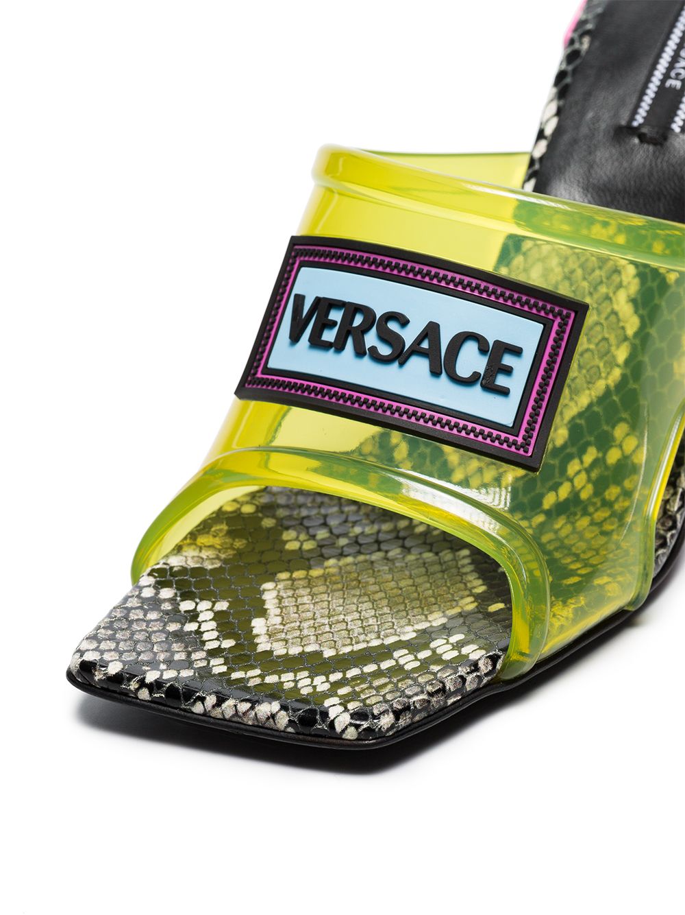 Versace 70 PVC Snake Sandals $875 - Buy 