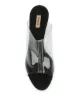 Yeezy clear front panel mules