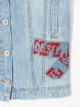 Diesel Kids سترة جينز مزينة بشعار