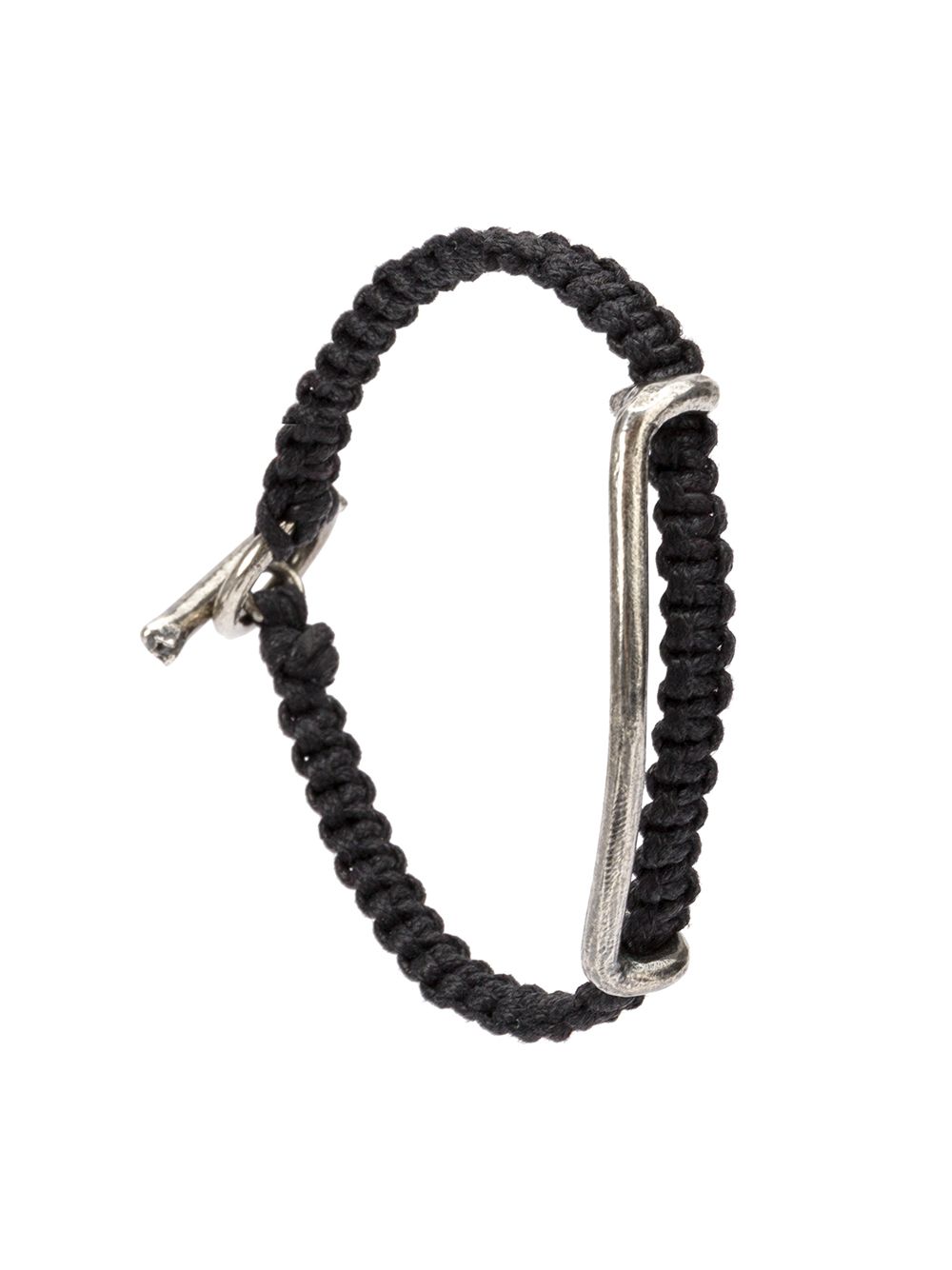 фото Tobias Wistisen side bar macrame bracelet