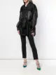 الصورة 2 من Dolce & Gabbana Pre-Owned معطف شفاف بصفي أزرار 1990