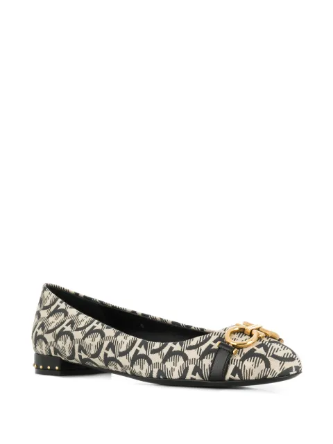 salvatore ferragamo gancini ballet flats