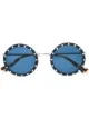 Imagem 1 de Valentino Eyewear crystal embellished sunglasses