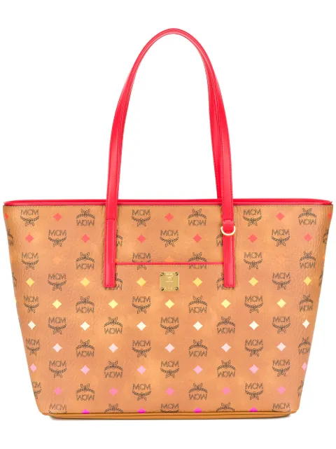 Mcm Anya Tote Bag In Neutrals