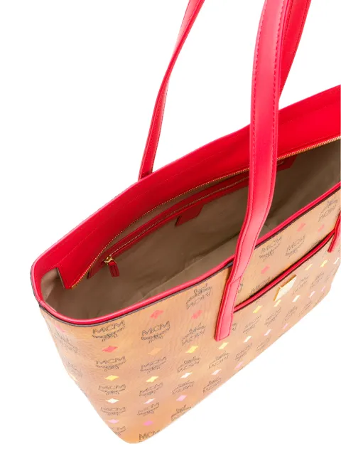 Mcm Anya Tote Bag In Neutrals