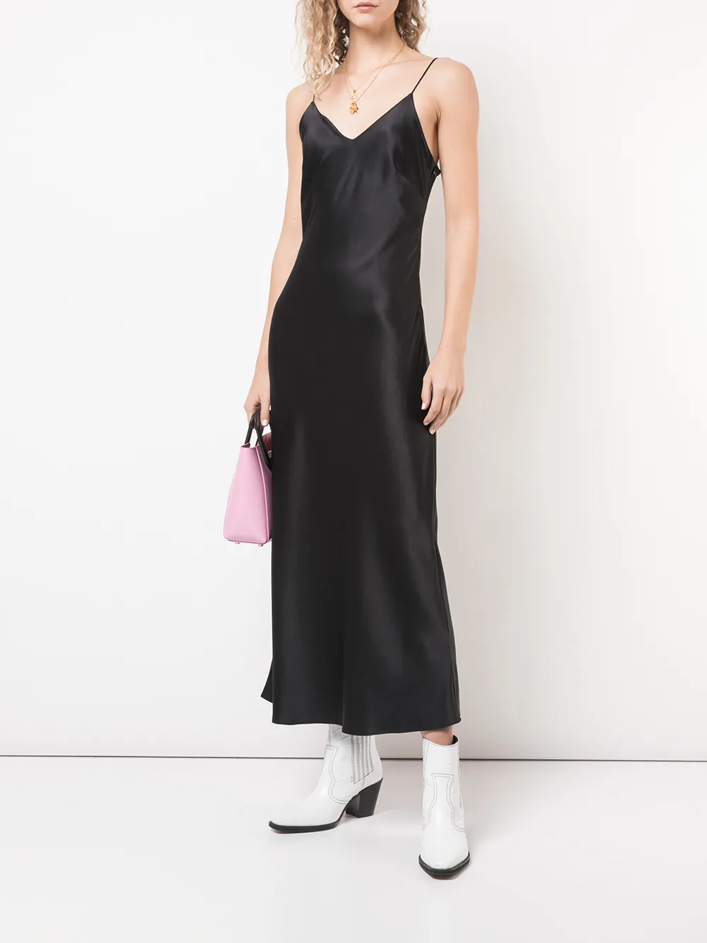 anine bing rosemary slip dress
