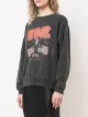 ANINE BING logo patch sweatshirt
