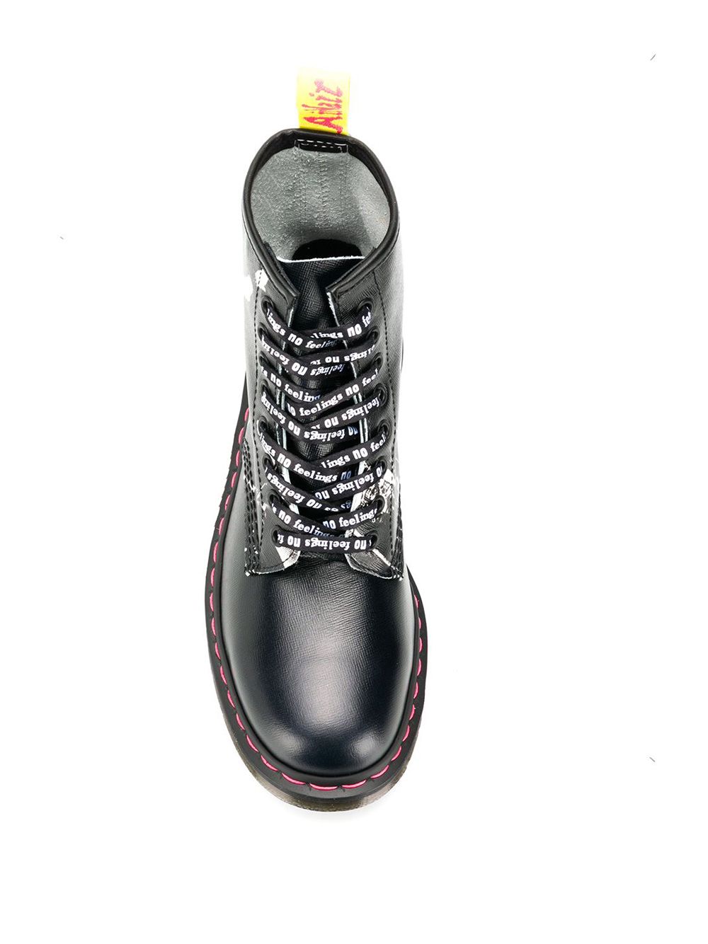 фото Dr. Martens ботинки из кожи Saffiano