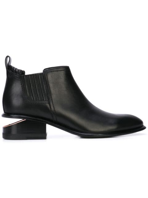 alexander wang kori cutout leather booties