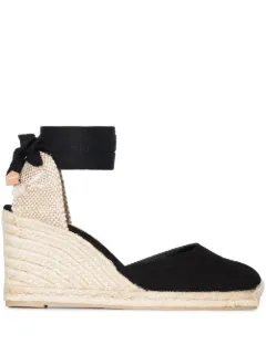 castañer carina 80 canvas wedge espadrilles