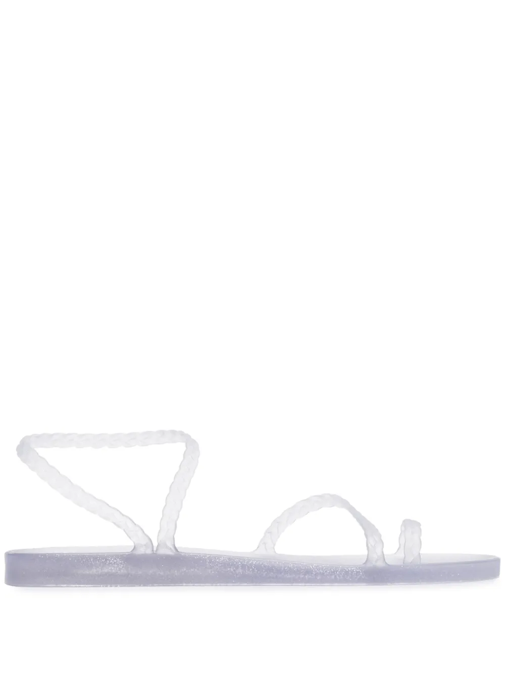 Ancient Greek Sandals Sandals ANCIENT GREEK SANDALS CLEAR ELEFTHERIA JELLY SANDALS - SILVER