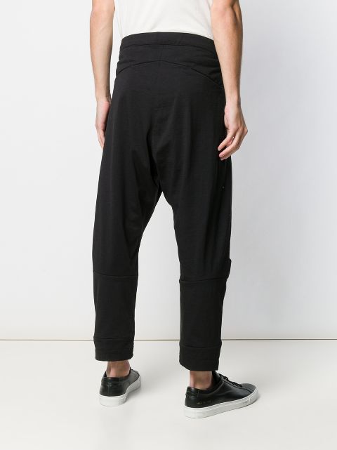 low crotch track pants