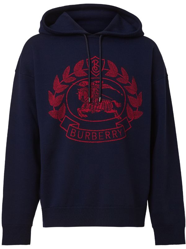 Burberry Crest Print Hoodie | Farfetch.com