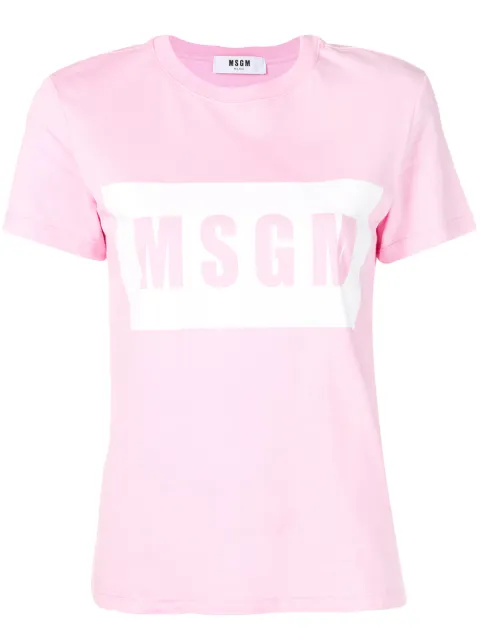 MSGM playera con logo