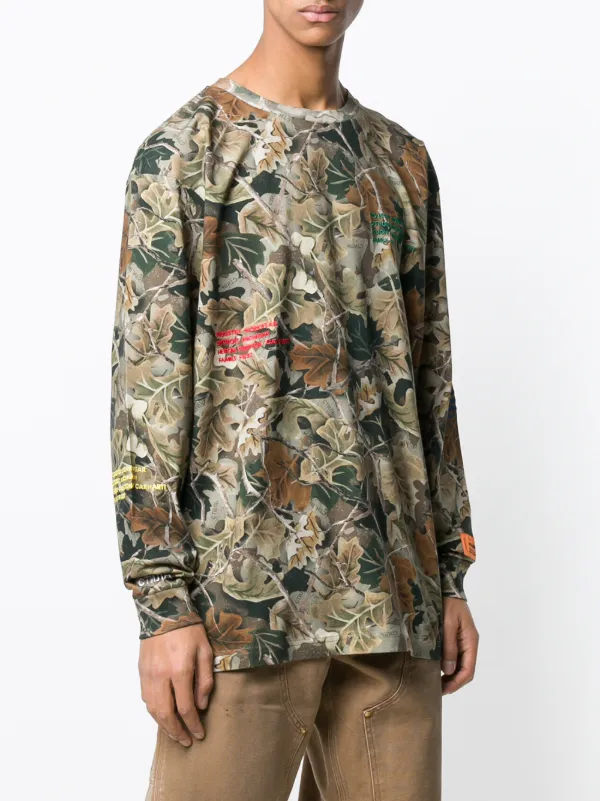 Heron Preston Heron Preston x Carhartt WIP Leaf Print Top | Green
