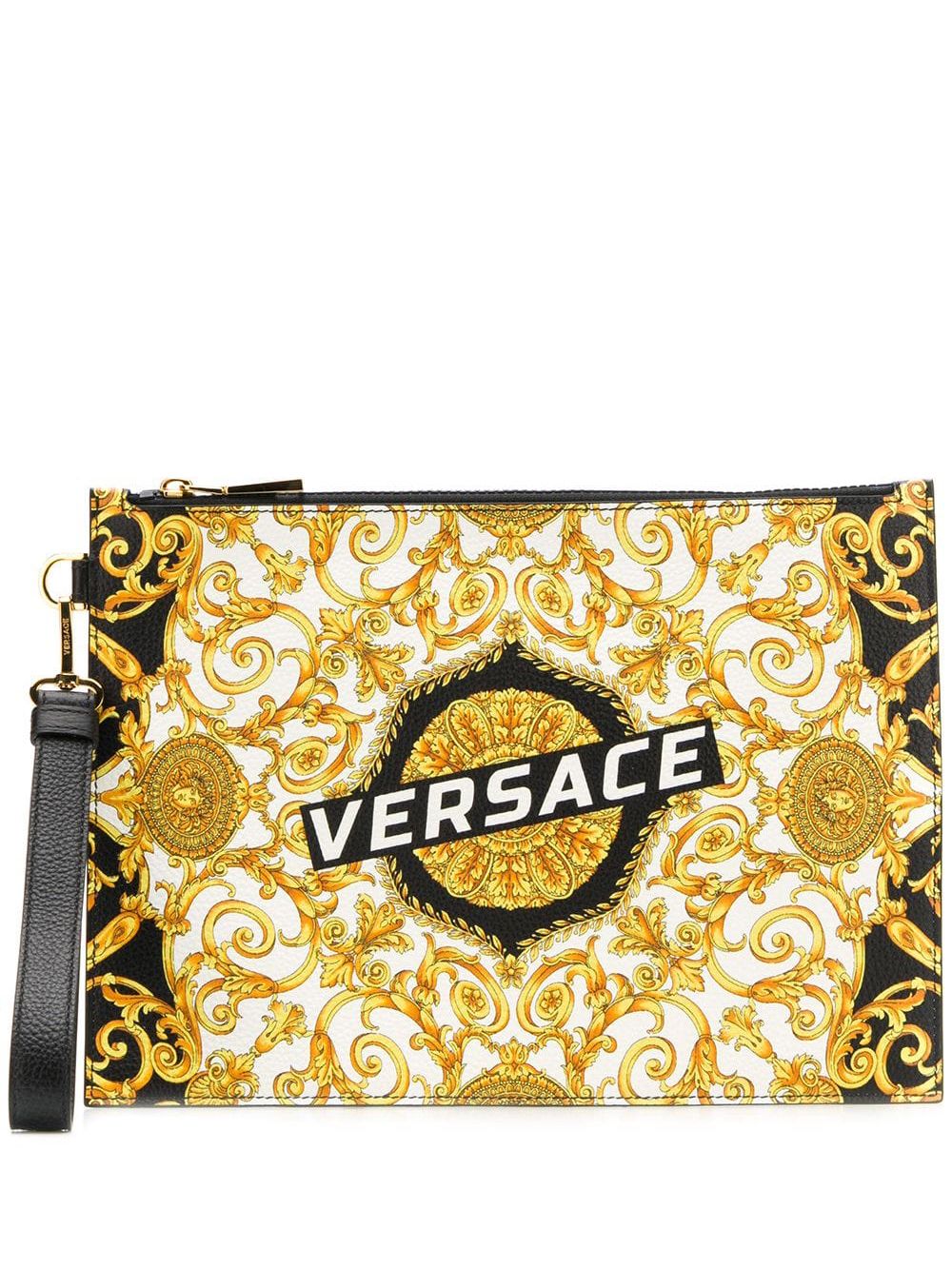 фото Versace клатч с логотипом