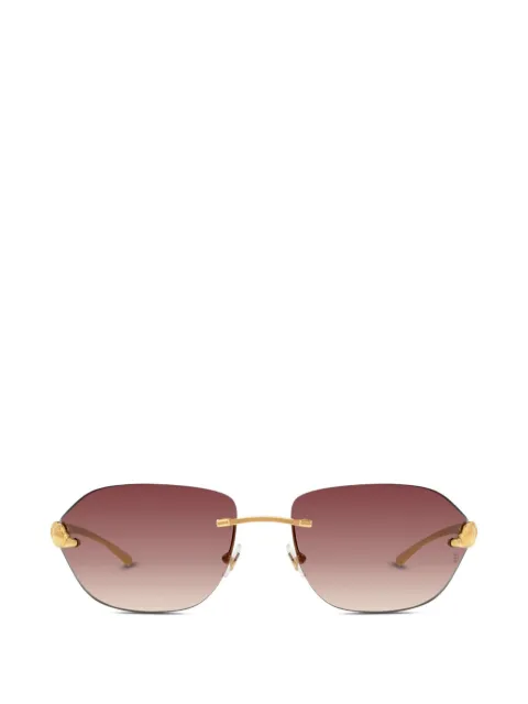 Cartier Eyewear rimless tinted sunglasses
