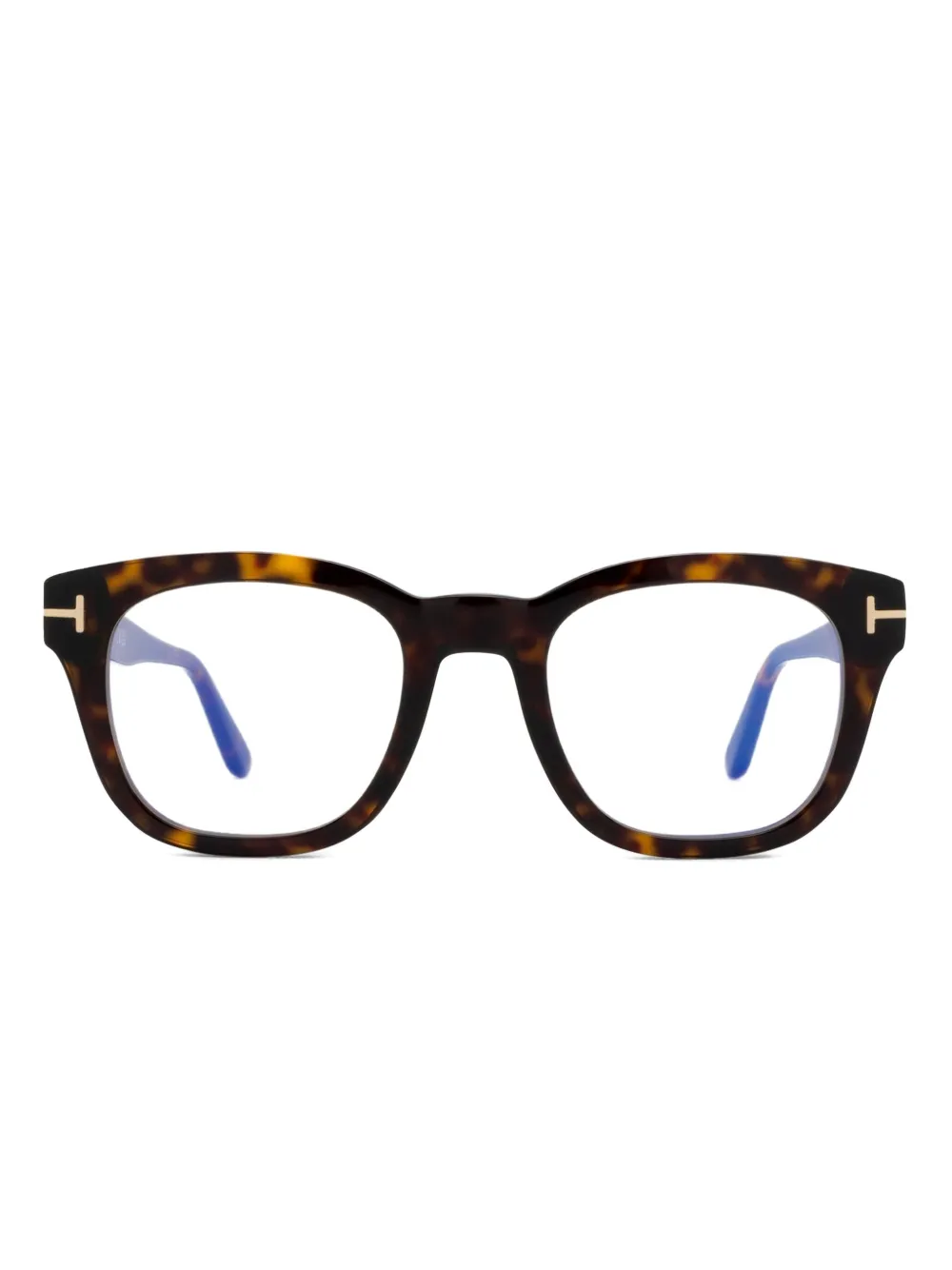 TOM FORD Eyewear rectangle-frame glasses | Brown | Image 1