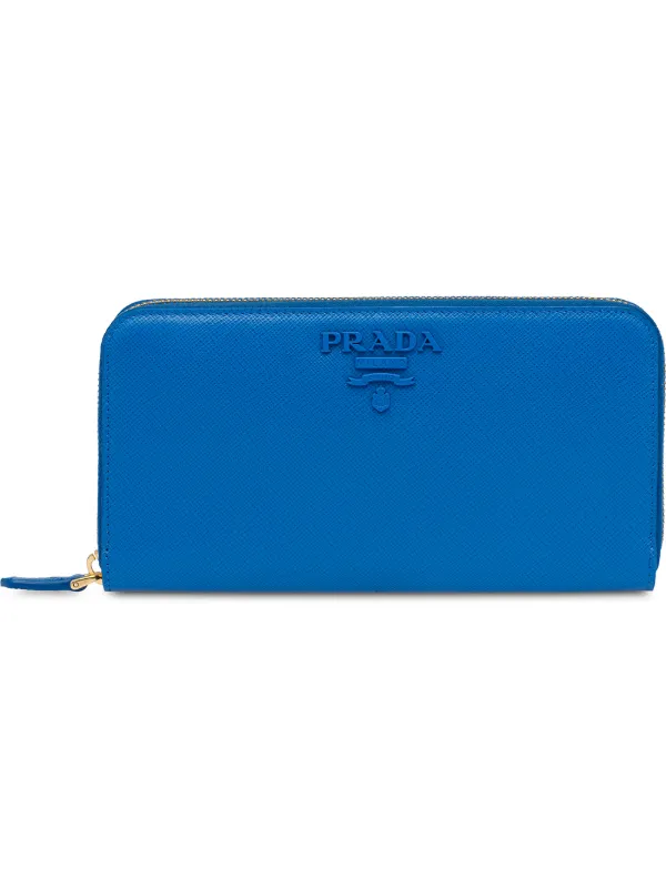 prada saffiano blue