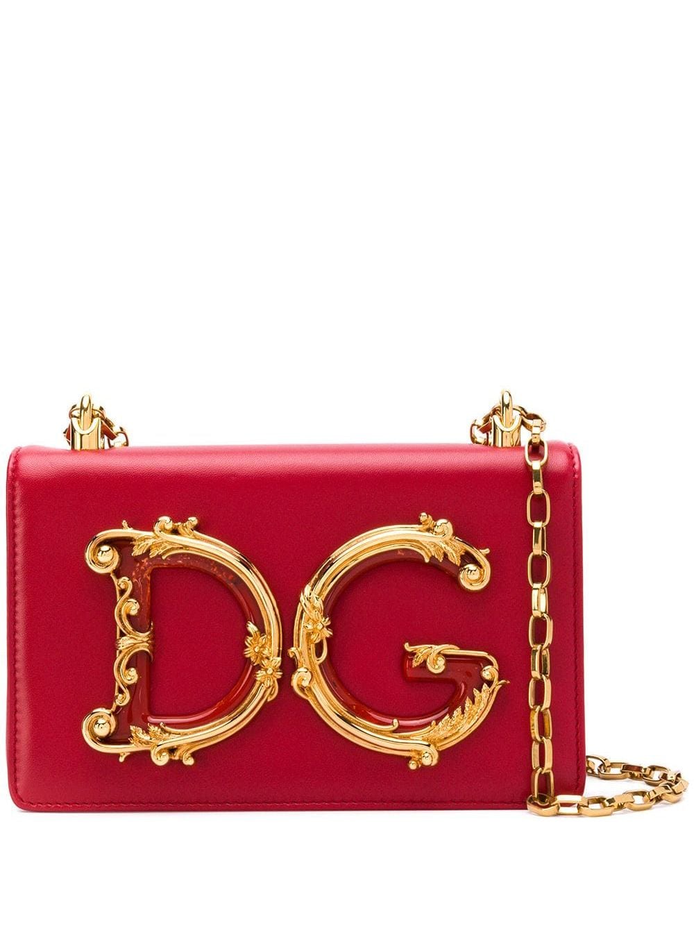 Dolce & Gabbana Foldover Logo Shoulder Bag - Farfetch