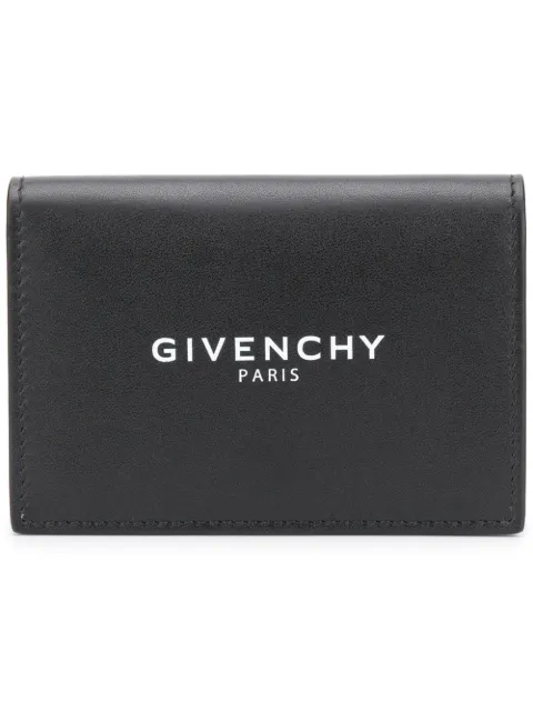 Click to view more detailed imagery on our partner's website Givenchy Logo Printed Wallet In Black