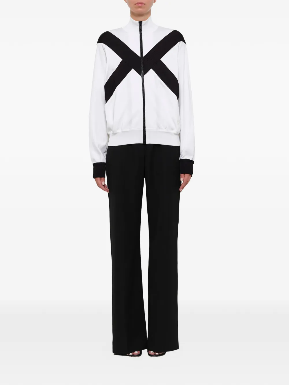  Givenchy Bomberjacke Mit Reißverschluss   Weiß 