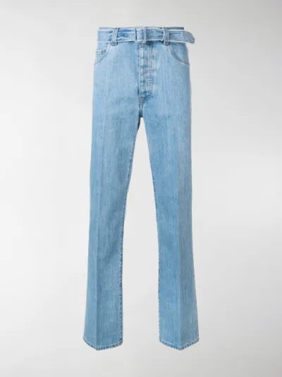 Prada vintage style bootcut jeans blue 