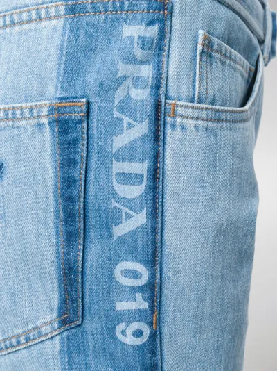 Prada vintage style bootcut jeans blue 