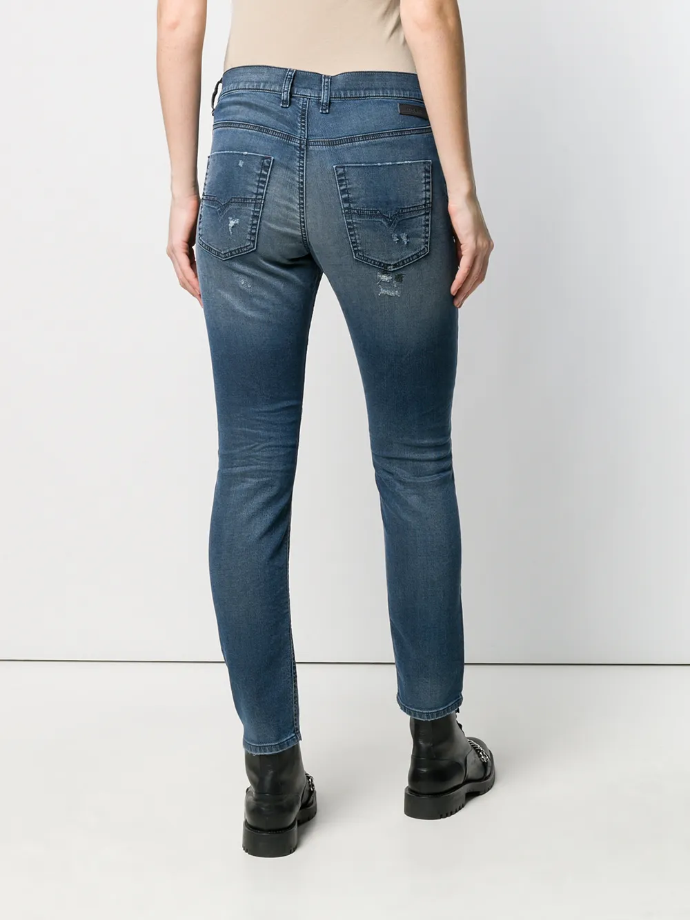 Diesel Boyfriend jeans Blauw