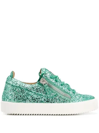 green giuseppe zanotti sneakers