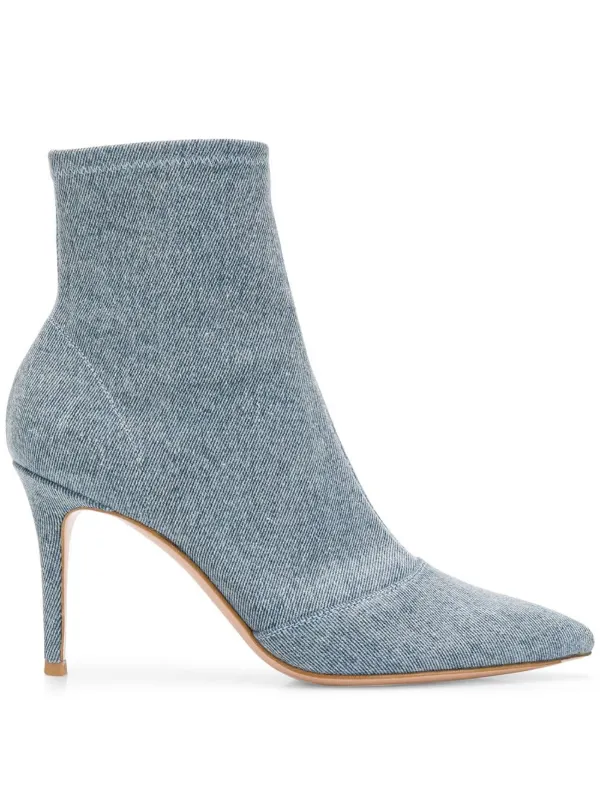 next blue ankle boots
