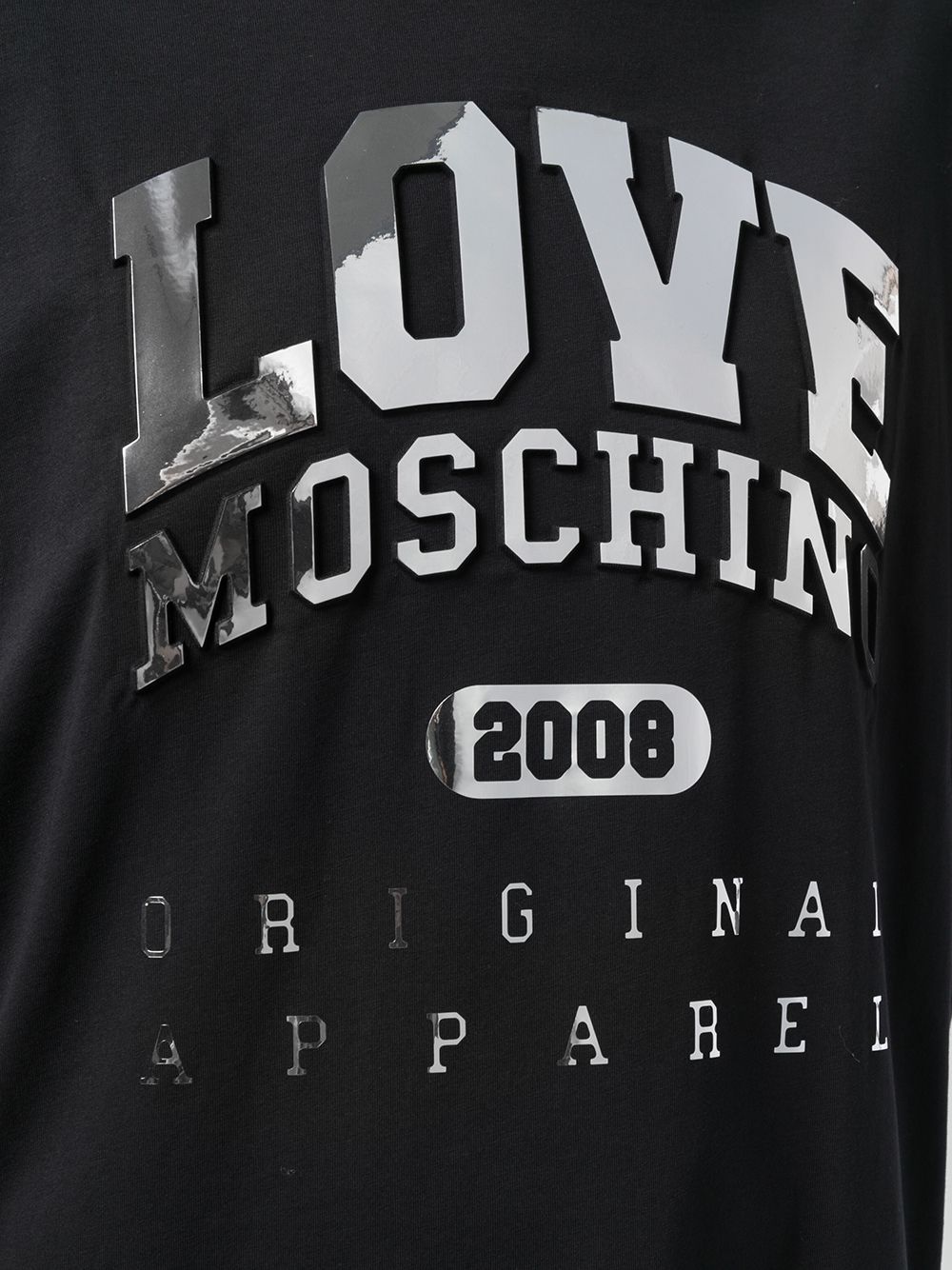 фото Love moschino платье-футболка с принтом