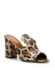 Image 2 of Paris Texas .leopard print sabot mules